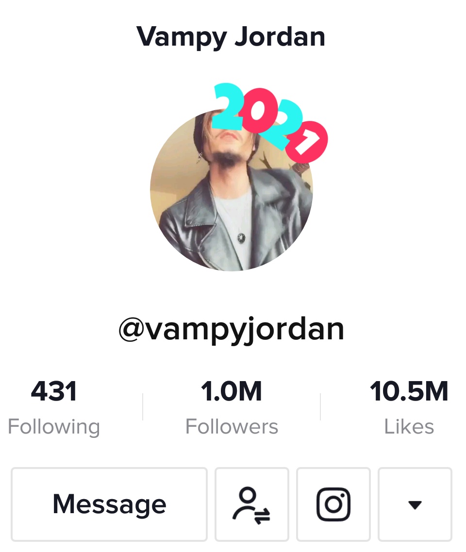Big shout out to our boy <a href="/OfficialVampyJ/">Vampyjordan</a> for hitting one million followers on <a href="/tiktok_us/">TikTok US</a>
