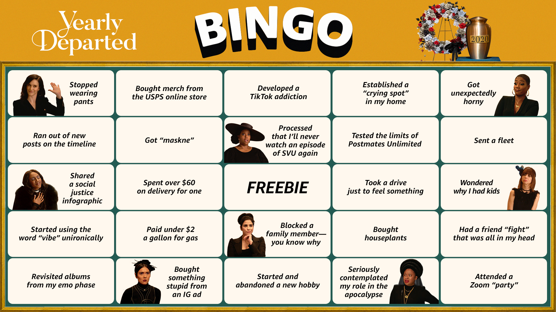 Prime Video on Twitter ""That wasn't on my 2020 BINGO card." Well, now(09)