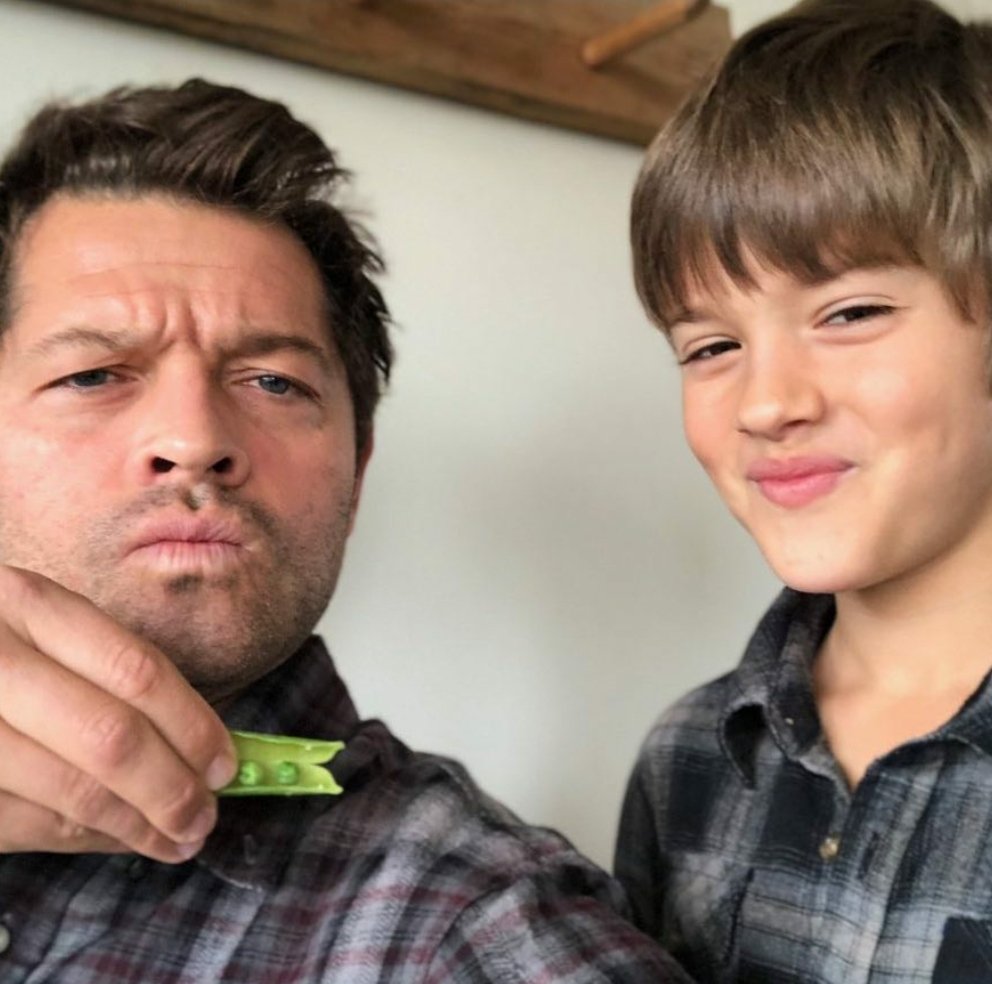 ،  :misha collins as giraffe; a thread