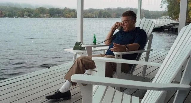 However, “The Irishman” borrows very overtly and very directly from the “Godfather” films, done to particular shots, story choices with Frank and Jimmy, and historical details around Kennedy and Cuba.It feels like Scorsese making his peace with the films, reconciling with them.