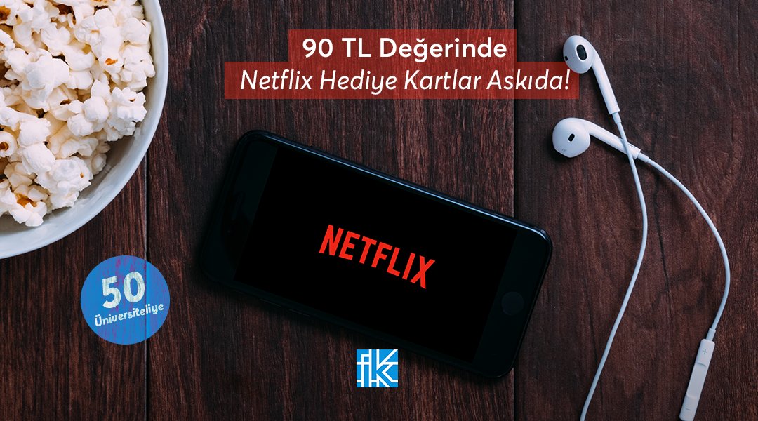 Askıda @ikboun desteğiyle “Netflix Hediye Kartları” var! RT'leyen 50 üniversiteliye hediye! Detaylar: bit.ly/3mQ3aVC