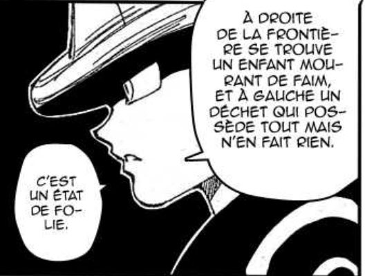 Le roi veut construire une société égalitaire pour cela il doit détruire la société injuste actuelle