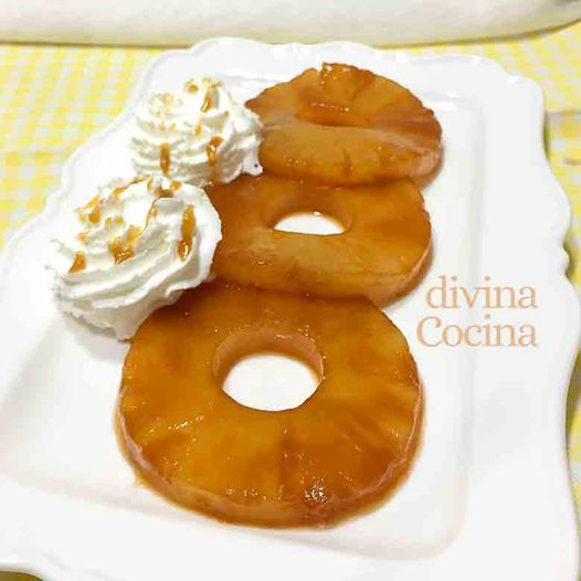 PIÑA CARAMELIZADA A LA MIEL, lista en pocos minutos para celebrar la sobremesa.
VER LA RECETA --> divinacocina.es/pina-carameliz…