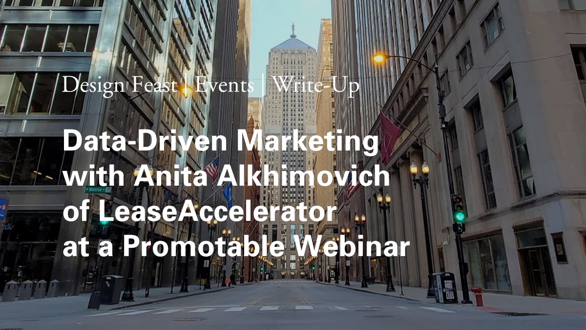 designfeast's tweet image. ✍️ Read my recap buff.ly/3pqm07d of #Promotable’s event: Anita Alkhimovich, #Marketing, @LeaseAccelerate.

😏 This #data-curious designer enjoys @Promotable_io’s #webinars buff.ly/3aM58nE w/#DataAnalytics, #DataScience #nerds.

#Business #Design #Tech #Education