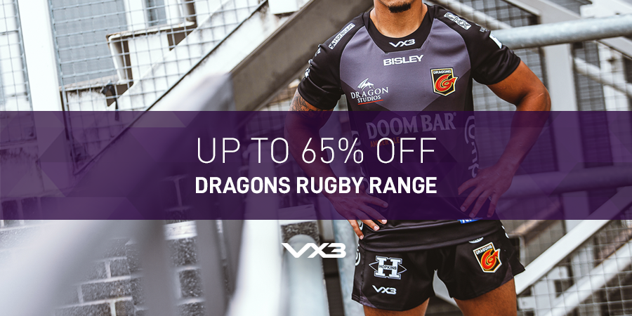 VX3apparel's tweet photo. Up to 65% Off The Dragons Rugby Range @vx3apparel
- - -
Shop Now: https://t.co/VHvPK8L0cm
- - -
#Sale | #JanuarySale | #VeniVidiVici | #EquippedToConquer https://t.co/y5WApbgXM5