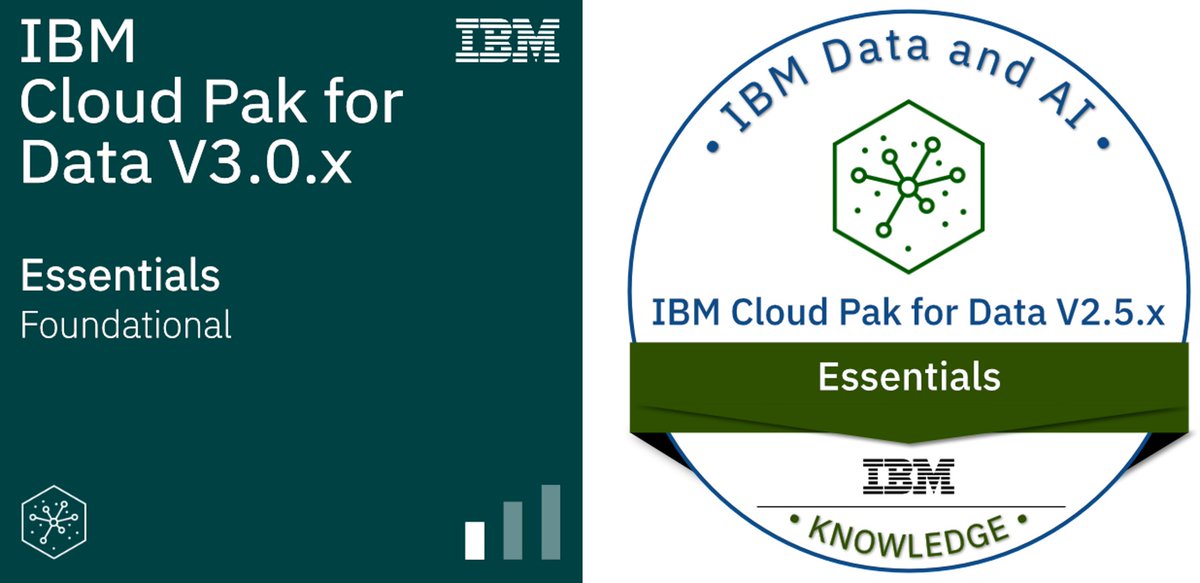 Mohd_Shanawany's tweet image. #IBMCloudPakforData is by far the best end-to-end data & AI platform 4 businesses large/small.No question about it! #WinThePlatform
Just completed the #IBM Cloud Pak for Data Executive Certification Learning. Certification required +16hrs.
#Cloudpaks #Redhat #RHEL #AI #Ml #CP4D
