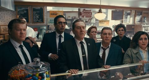 Instead, “The Irishman” feels like a twisted alternate history of the United States, only fleetingly intersecting with documented history - Bay of Pigs, the Missile Crisis, Kennedy assassination, Watergate.It’s like “The Godfather” or “JFK”, a parallel “secret” history.