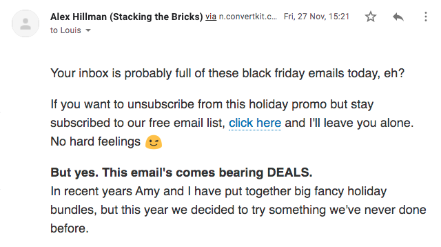 5/ Grow your newsletter by reducing "unnecessary" unsubscribes.Most creators do "all or nothing" — you're either subscribed or unsubscribed.In 2021, give your subscribers more control over how, when and what emails they want to receive from you.Like  @alexhillman does: