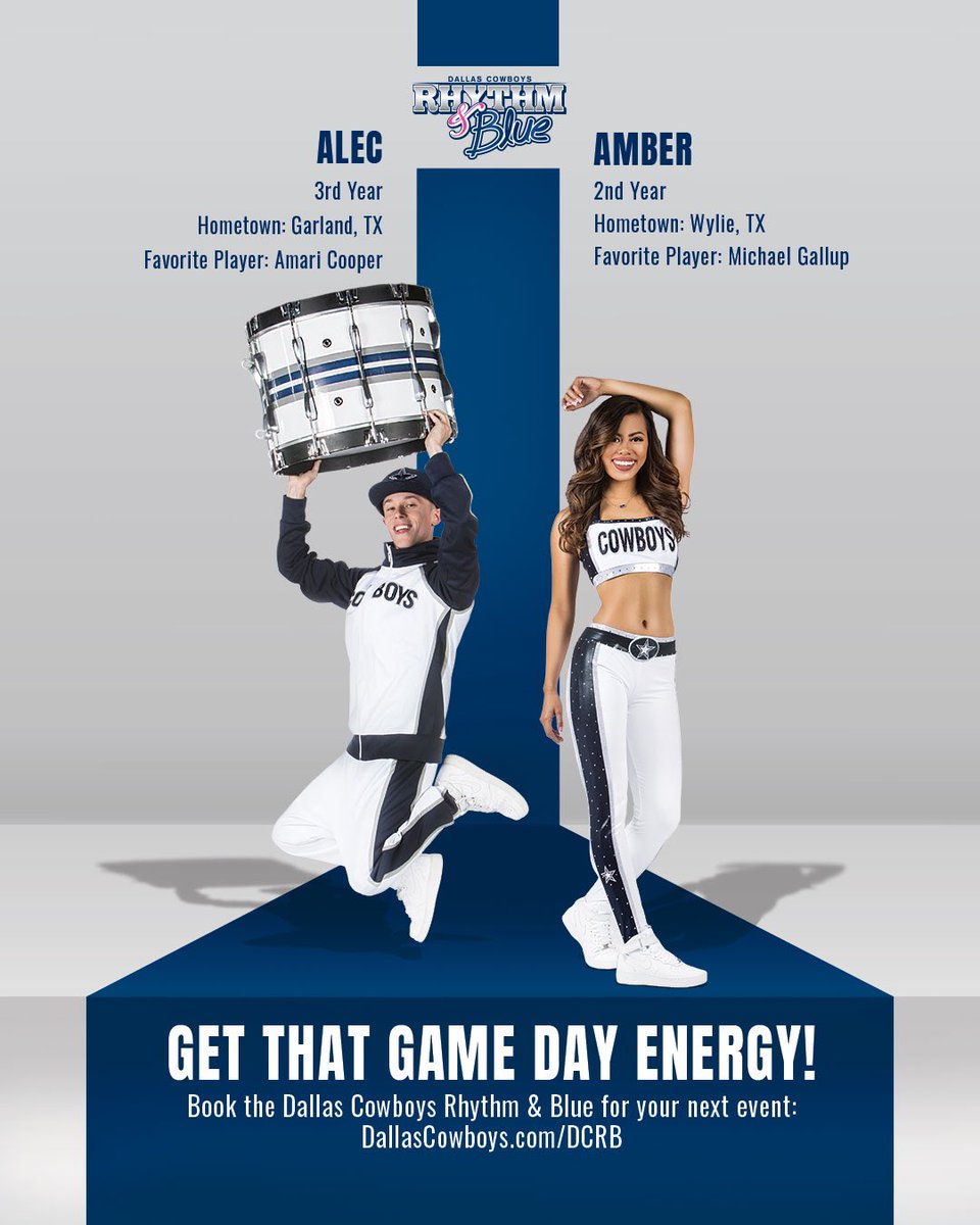 It’s GAME DAY! Check out DCRB and the Performers of the Game in our free Star Gameday here: 
dallascowboys.com/program 

 #NFLDancers #prodance #dcrb  #AmericasTeam #DallasCowboys #dance #CowboysNation  #Dallas #Cowboys #DC4L #drumline #drums #gameday #dancecrew #SFvsDAL