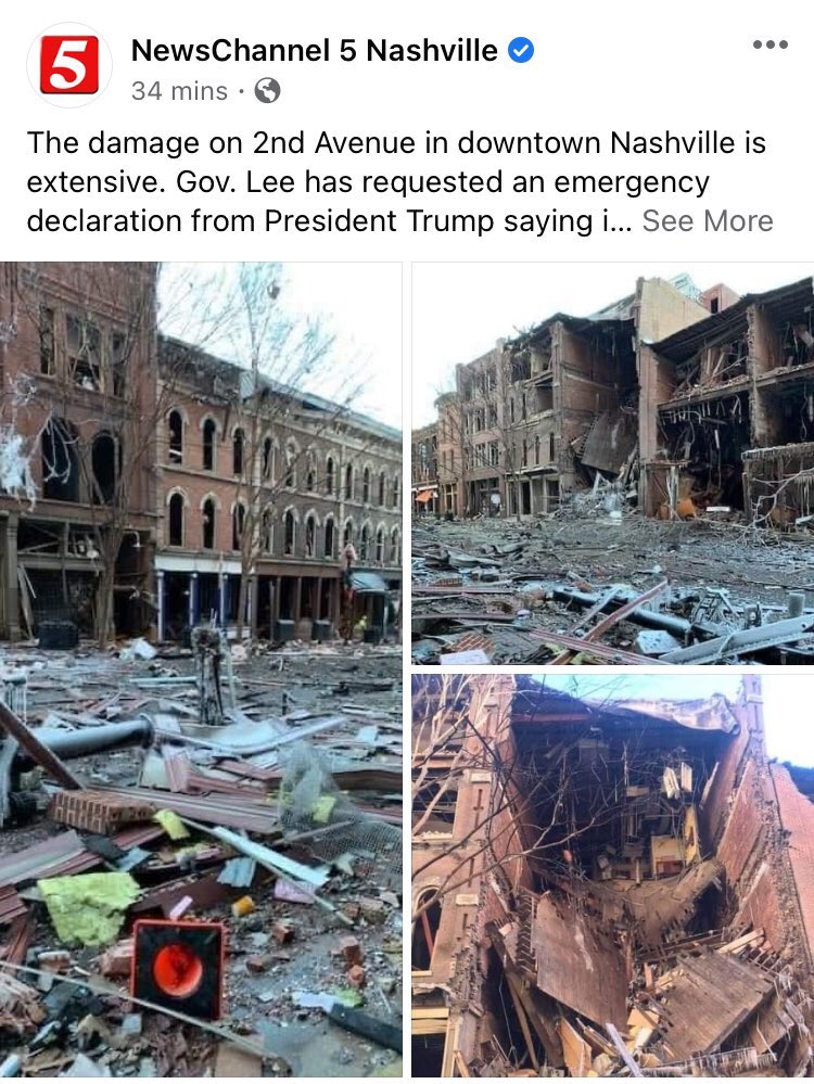 EpsilonTheory's tweet image. This happened two days ago in the heart of an American city. No nat’l politician or media orgnz’tn has said much about it, because until the bomber is identified it doesn’t fit into a useful political narrative.

My god, how far we have fallen.