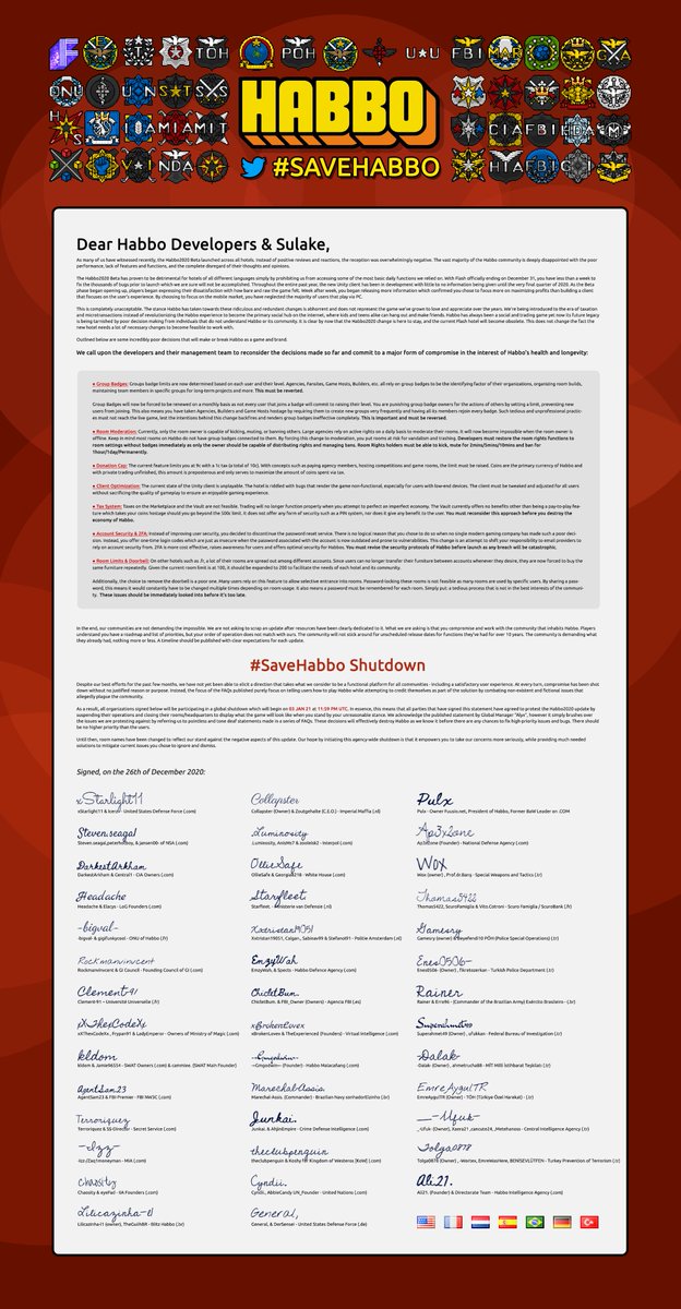 SwatClanGG's tweet image. #SaveHabbo @Habbo @sulake @WeAreAzerion @SulakeJohno @SulakePixxel @SulakeIstanbul
