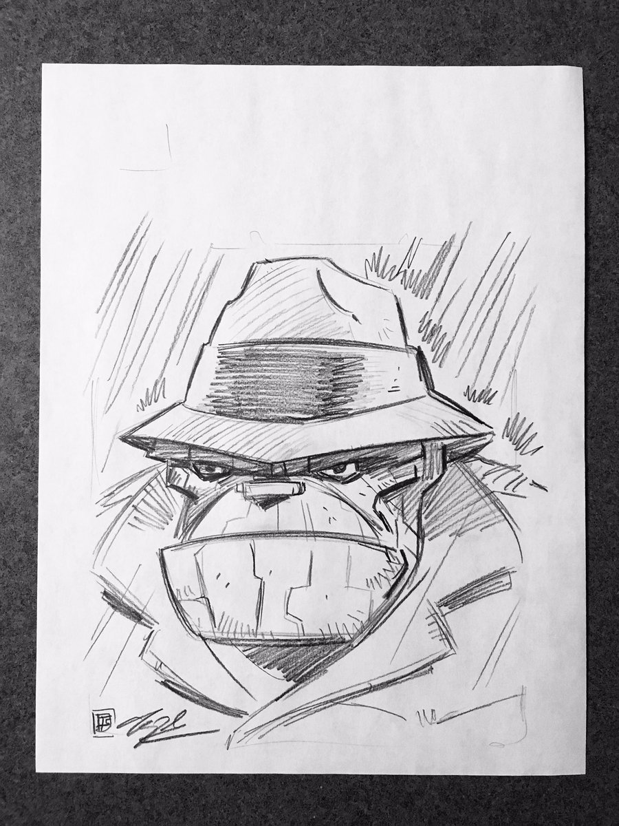 Finished Ben Grimm sketch cover. Up for grabs. $75. The pencil sketch is also available. $40. Comment below or message me to claim. #sketchcover #ink #drawing #fantasticfour #bengrimm #thething #theeverlovinblueeyedthing #marvel