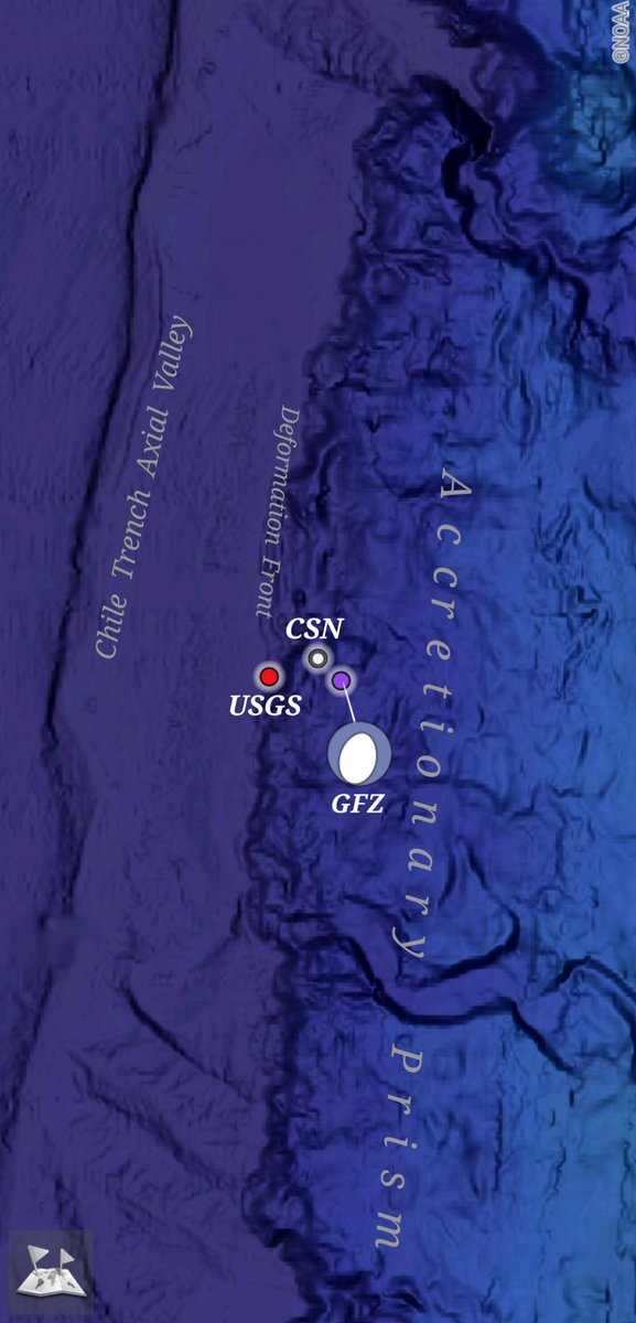 EQuake_Analysis's tweet photo. Reciente #Terremoto de 6.7 Mw (#CSN) Central-Sur de #CHILE 🇨🇱 tuvo epicentro en el Prisma Acrecional y origen superficial a ~26.5 km de profundidad dentro y asociado a deformación #extensional de la Placa oceánica subductada de Nazca (shallow intraslab). https://t.co/UyNiXVv6eY
