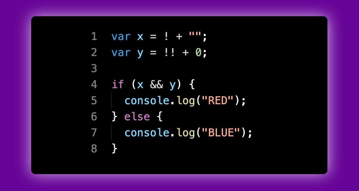 WebDevQuiz's tweet image. What will be logged into the console as a result of this #JavaScript code?

#CodeNewbie  #LearnJavaScript   #LearnToCode