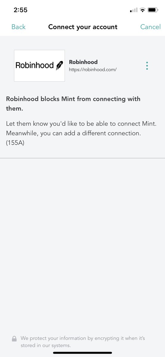 anuj_twit's tweet photo. Hello @RobinhoodApp, We would love to see the @mint connection go through, wouldn’t we? https://t.co/dbmH4k7ifK