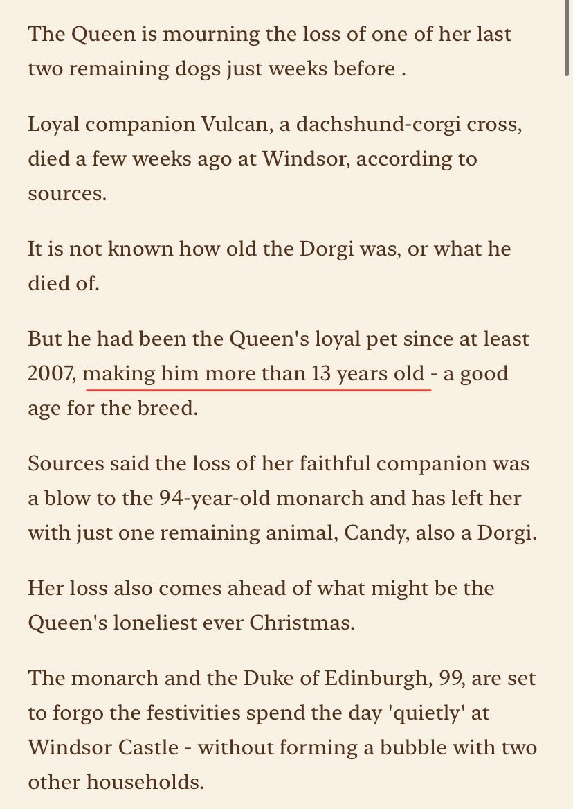 Hold up...The Queen's dorgi, Vulcan, was 13 & her last Corgi, a 14th generation descendant, was named Willow. Then, Dec 3rd Swift is coincidentally talking about how she rolled a 13 on the dice?