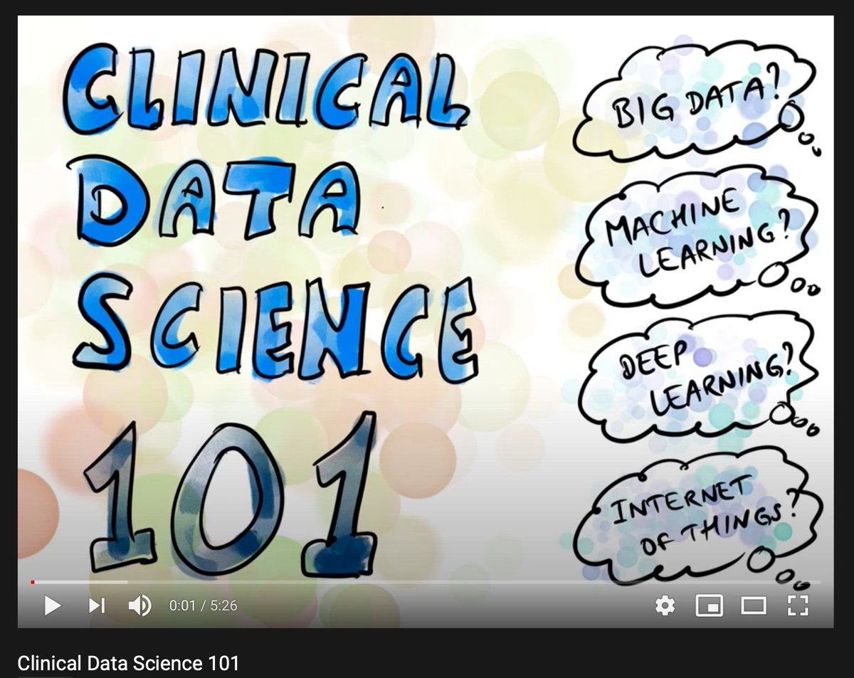 neurexplain's tweet image. A primer on #ClinicalDataScience #101 is now available on #youtube, offering a 5-min intro on #BigData, #MachineLearning, #DeepLearning, the #InternetOfThings and #CloudEdgeComputing #neurosurgery #neurotechnology youtu.be/6jgVYnorX5g