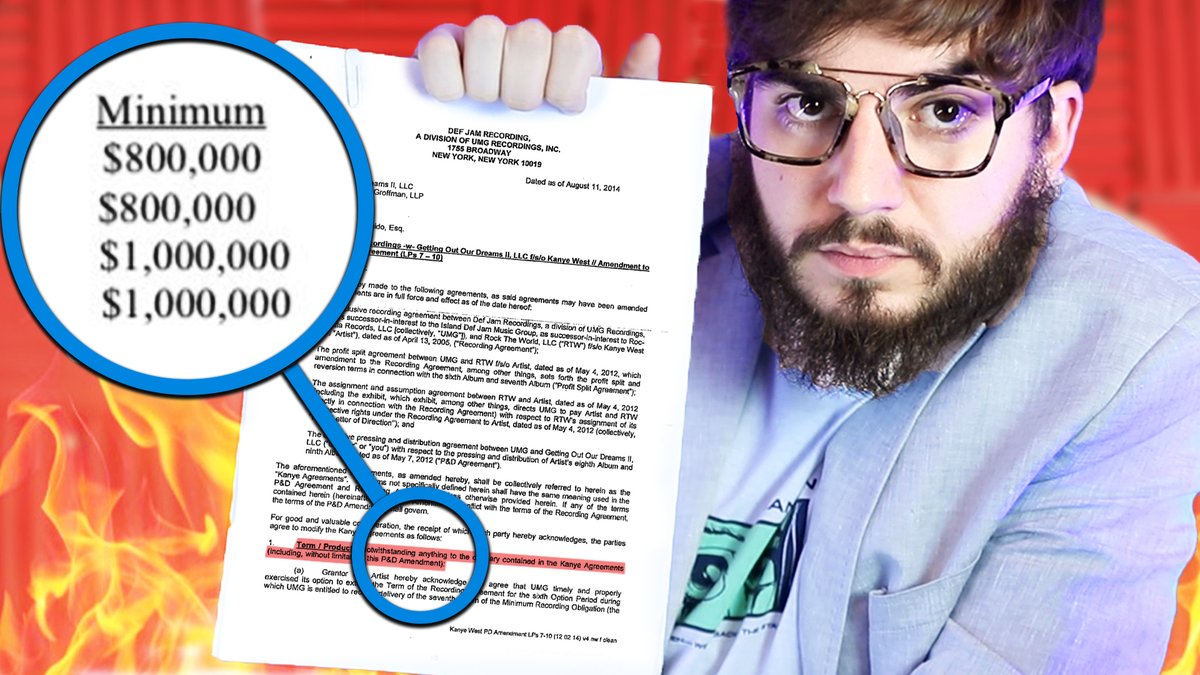 ⭐️🚀NUEVO VÍDEO ⭐️🚀

Los contratos filtrados de Kanye West: La verdad sobre la industria discográfica💽🔥

Todo artista en algún momento tiene que pararse a decir: "espera, espera, cómo funciona todo esto?"

Pero muchos lo hacen demasiado tarde...

LINK: youtu.be/YmaLdu9LKg0