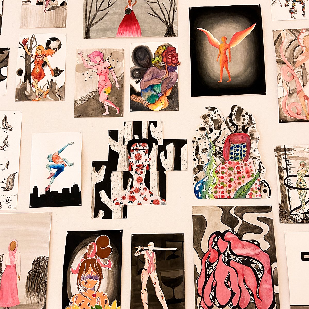 One River teen students used their voices to support Breast Cancer Awareness Month this year. They created pieces that represent strength, courage, and empowerment. All of these incredible works are on display at the Garden State Plaza Mall in New Jersey.