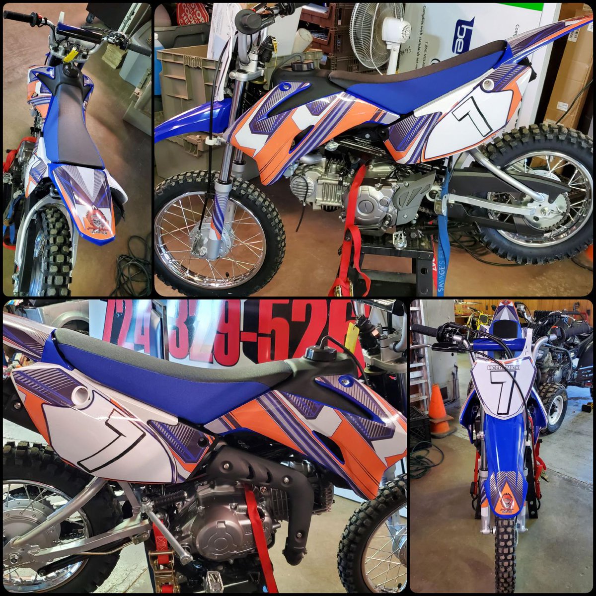 thesavagedesign's tweet image. Yamaha 2021 TTR110 got a nice graphics kit just in time for Christmas. 

#motocrossgraphics #mxgraphics #ttr110 #2021ttr110 #graphicskit #dirtbikelife #graphicskit #graphicsdesigns #yamahattr110 #dirtbikegraphics