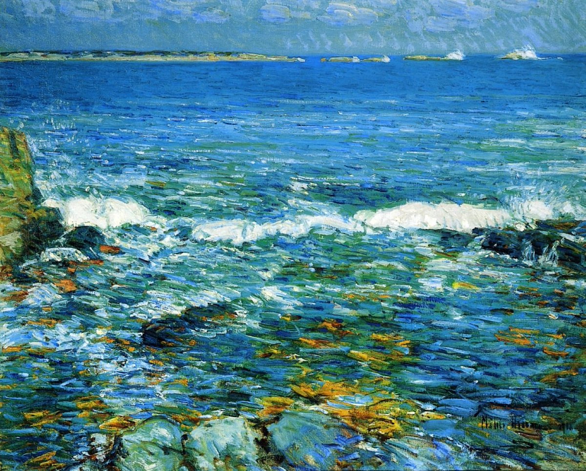 childe_hassam's tweet photo. Duck Island from Appledore, 1911 #hassam #americanart https://t.co/wBjBz804eh