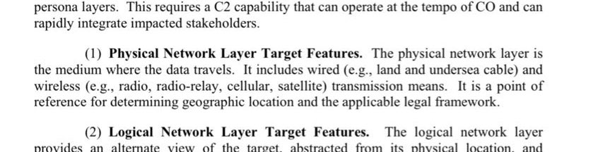 There’s debate amongst some about the “borderless internet” but I assure you that is a settled issue among SCIF lawyers .