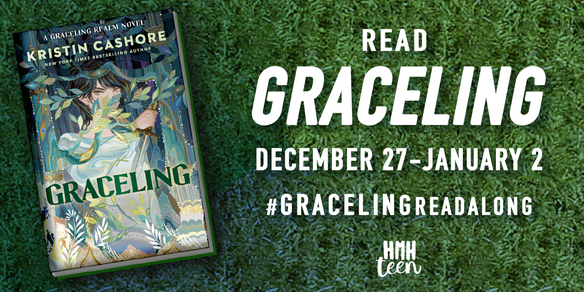 ClarionTeen's tweet photo. Are you reading (or rereading!) @kristincashore's #Graceling with us this week? Join the rest of the #GracelingReadAlong as we get ready for #Winterkeep! https://t.co/368kQ48gfA