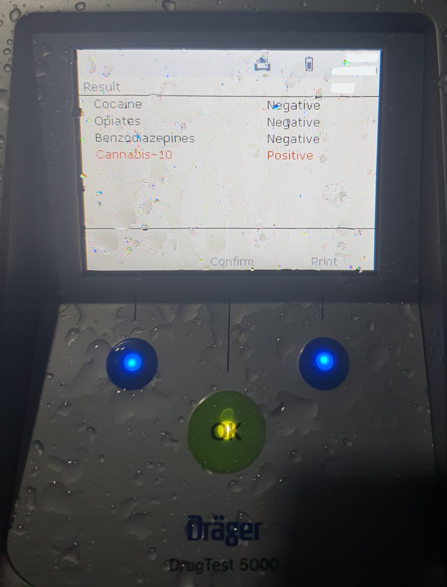 GardaTraffic's tweet photo. A motorist was stopped today by the DMR Roads Policing Unit on the M50 for having no headlights on during snowfall. Driver then tested positive for cannabis and was arrested. 

Please take extra care on our roads as the rain continues to fall this weekend. 

#StaySafe https://t.co/btV3NICZST