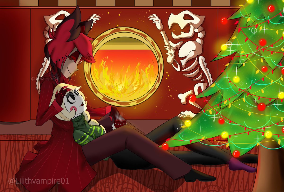 HaruLyneArt's tweet photo. This is me gift for @LilithArtem
Love You ❤️
#Chalastor #charlastor #Alastor #Charlie #alastorxcharlie #CharlieMagnee
#HazbinHotel #Hazbin_Hotel #Hazbin #HazbinHotelFanart https://t.co/v2xdLCkGhF