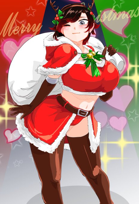 ルビーのサンタかわいいねえ^^
#RWBY  #RubyRose 