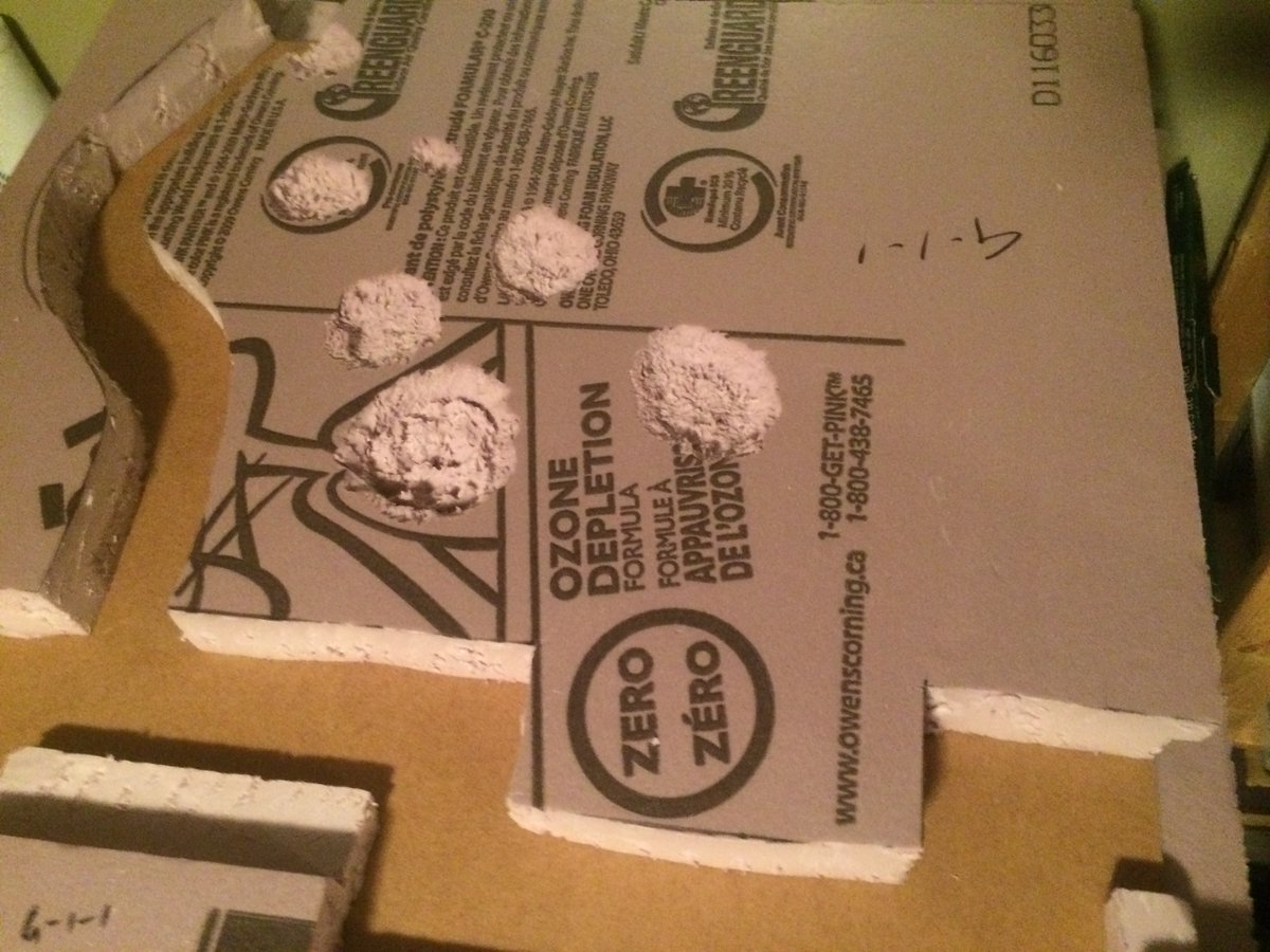 Each board was 2'x2', 12 total 3 wide & 4 deep for a total of 12 a 6'x 8' table. I took a map of the trenches and tried to replicate them as much as possible. I used a drill with a large fitting to create shell holes. I didn't want the table too churned up as it help move figures