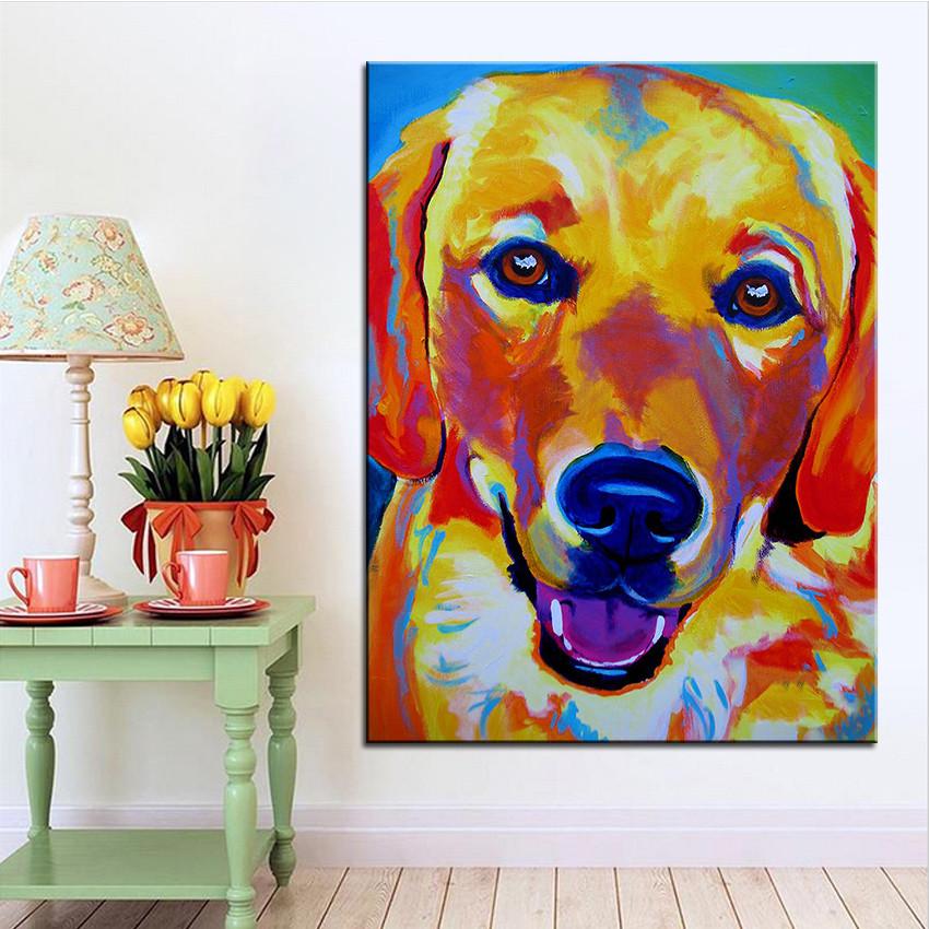 Large Size Golden Retriever Print Oil Painting pooo.st/9EdZk FREE SHIPPING!