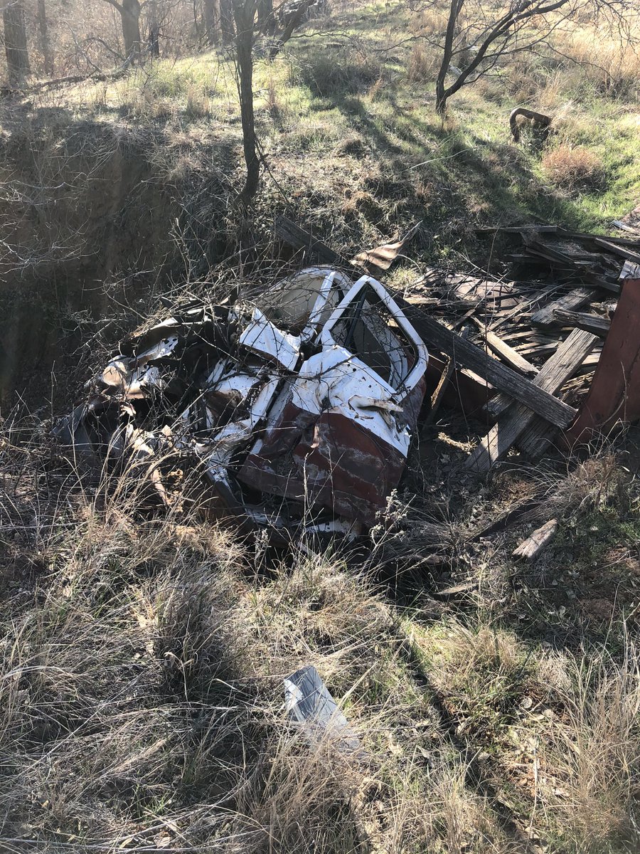 chrisbecker1's tweet photo. @iowahawkblog Found this in a creek bed on some family property. I realize there isn’t much to go on. #DavesCarIDService https://t.co/SSqbSH4OyB