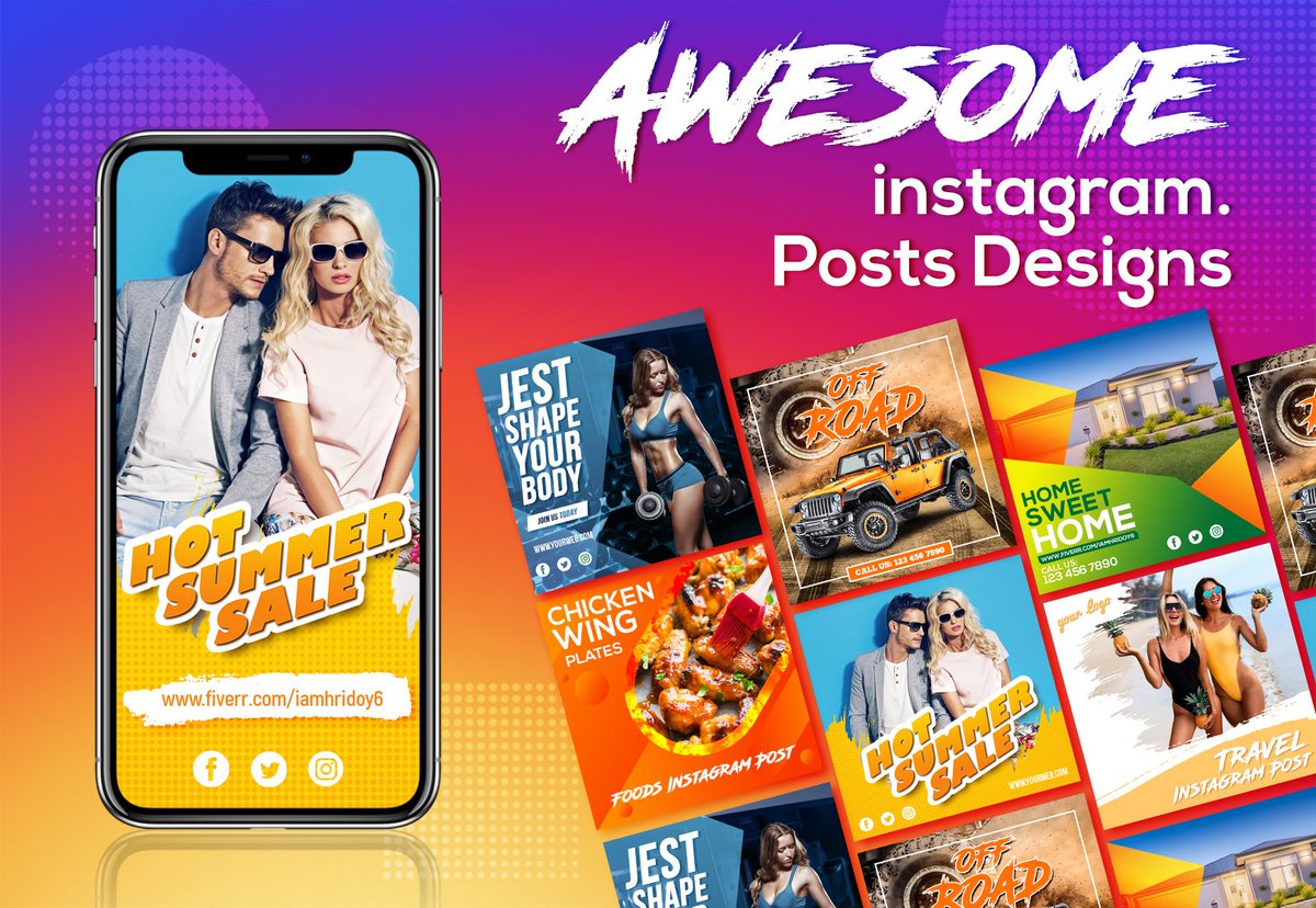 iamhridoy6's tweet photo. This is MY New instagram post Design
Check it out on Fiverr : https://t.co/KwkuKjJHbB
#Instagram #instagramposts #instagram_post_design #instagram_ad_design #graphicdesign #graphicdesigner #ad #ad_design #ads #Instagram #Fiverr #gigs #poster #new_design https://t.co/LveAkCF25t