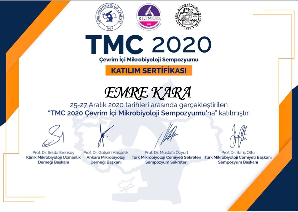 eczemrekara's tweet photo. Emeği geçen herkese, özellikle #TMCGENÇBİL üyelerine teşekkür ederim. Nice böylesine yararlı ve başarılı sempozyum/kongrelere 👏🏻 
#TMC2020 
@TMC_online_ https://t.co/ChsM4DgiEo