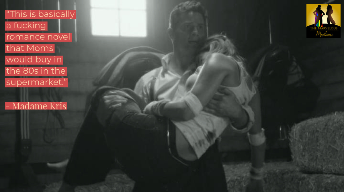 TheMadamesPod's tweet photo. He's injured &amp; sweaty but still carrying a damsel in distress out of danger IN A BARN! 🤦 For f*ck's sake writers, give our ovaries a break! 😂 #AgentsofSHIELD #AgentSousa #DaisyJohnson #AoSSeason7 https://t.co/14NcQFpD4w