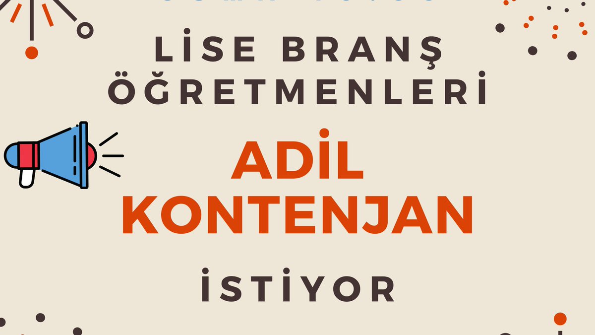 Yüksek puanlarla açıkta kalan değil hak ettiği kontenjanı alan olmak istiyoruz.

<a href="/ziyaselcuk/">Ziya Selçuk</a> 
<a href="/omerinan06/">Ömer İNAN</a> 
@demiiryakup 

#MebLiseBransınaAdilOl