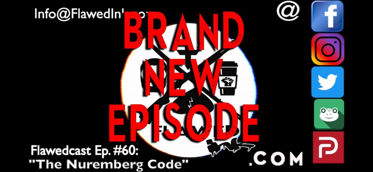 flawedinkcle's tweet image. #EPISODE 
#TheNurembergCode
#podcast #podcasts #podcasting #podcaster #podcasters #podcastlife #hippocraticoath #USA #America #covid19 #covid #history #CLE #ohio #history #vaccine #wakeup #God #Jesus #bible #holybible #pfizer #youtube #youtuber #medicine 

youtu.be/E3imrIp2lng