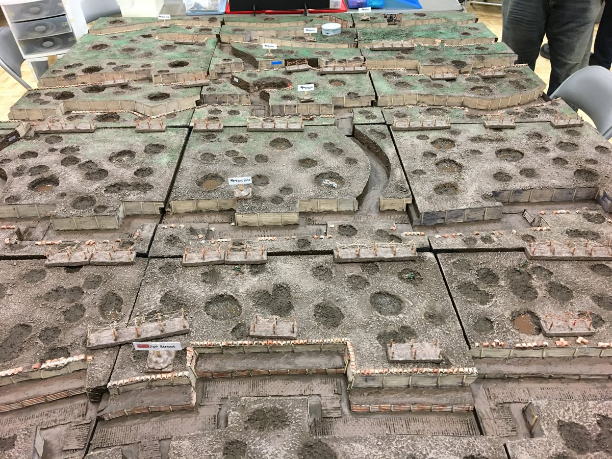 I put this game on at our local convention in April 2017 and Enfilade in Olympia Washington at the end of May 2017. I know that it's not what the terrain looked like but I wanted to showcase this battle.