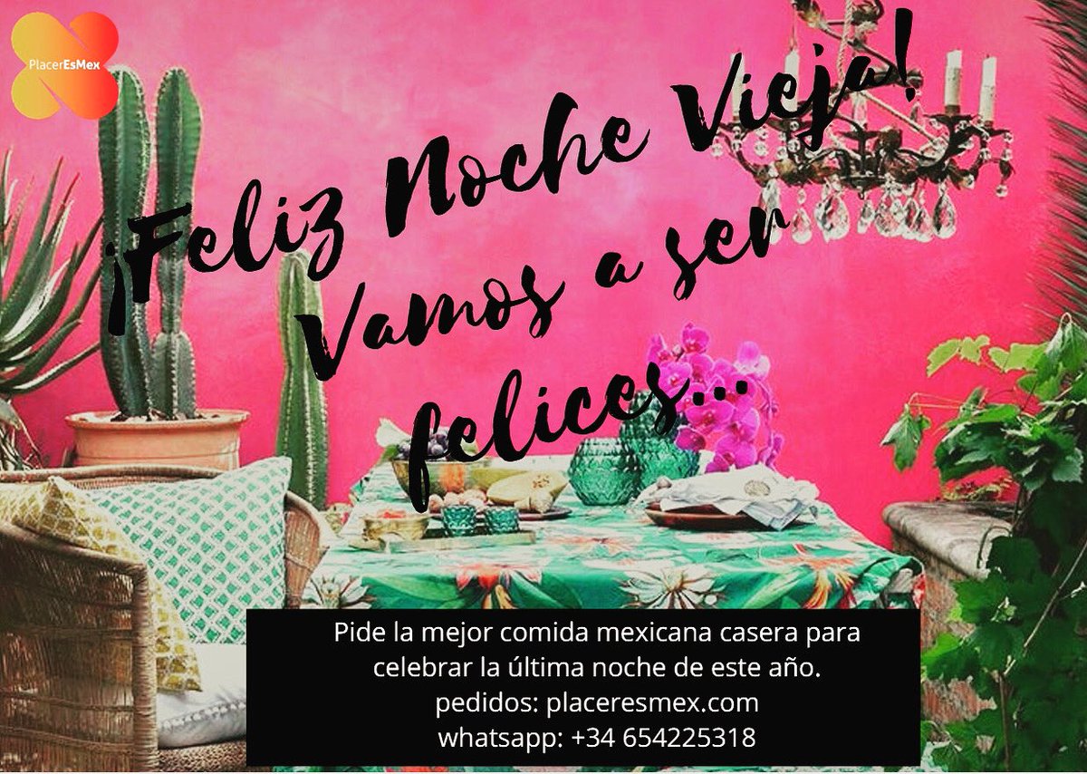 Tú solo disfruta, diviértete y festeja la llegada del #añonuevo nosotros cocinamos por ti la mas rica #comidamexicana casera 🎉🥂💃🏻🕺🏻🥑🌮