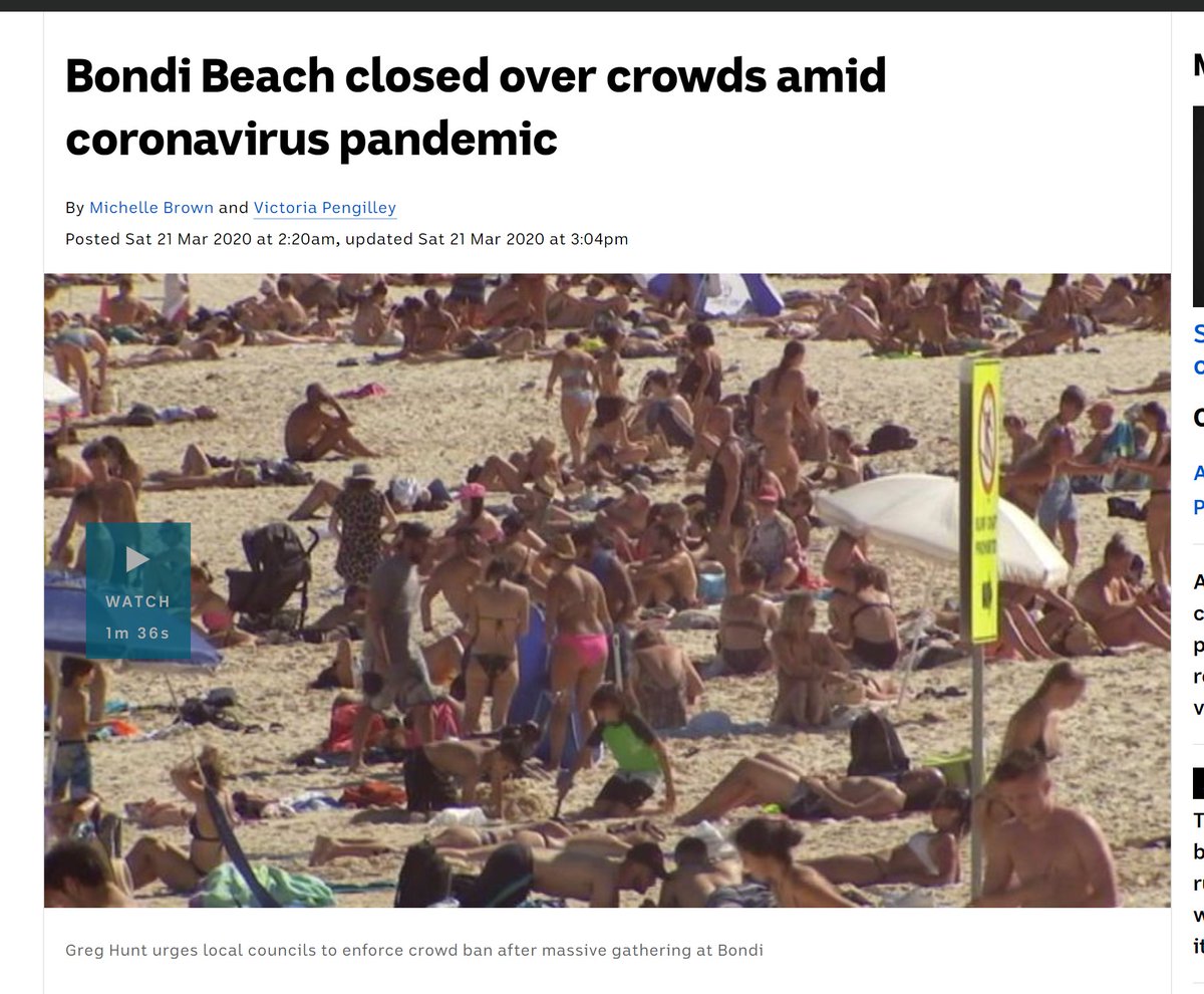 It'd be pretty amazing if this quote sparked a little moment of reflection about how beach-going has been presented in media over the past year or so: using deceptive photography to trigger a panic-and-click response, instead of accurately communicating risk.