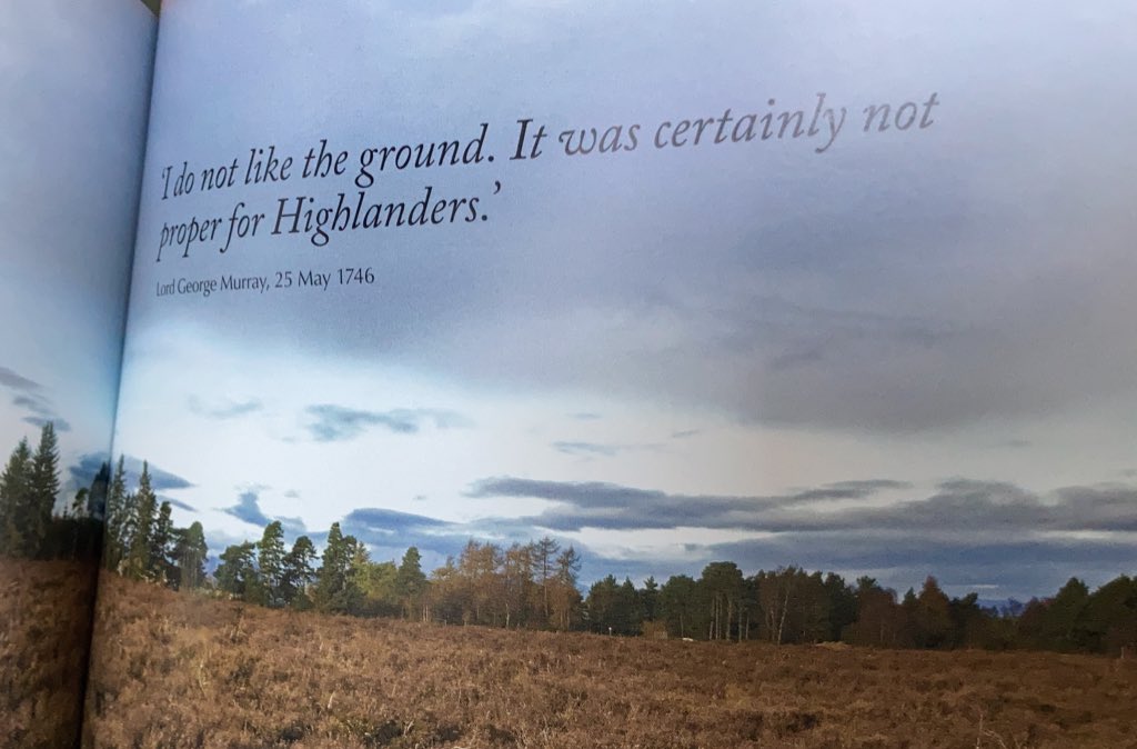 Ch 13-Culloden. Before Sam reads, I was truly impressed with the Culloden visitors center & battlefield. I’ve seen Gettysburg & don’t recall the set up being as compelling. The simultaneous display of Scottish & English history (+ continental war) was amazing.  #KrisReadsClanlands