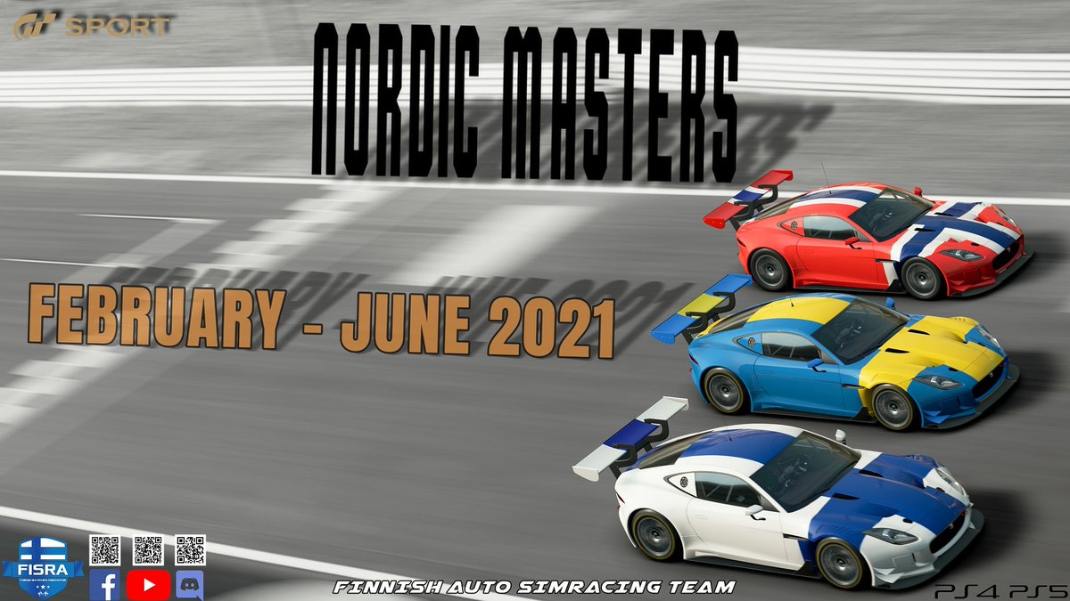 fast_markusvii's tweet image. @Fast_Simracing järjestää ensi vuonna PlayStationilla ajettavan epävirallisen Pohjoismaiden Mestaruussarjan, Nordic Masters:n.

Kaikkien kisojen suorat lähetykset F.A.S.T.:n kanavalta (youtube.com/FinnishAutoSim…). 

#granturismosport #nordicmasters #2FAST4U
@simracingfi