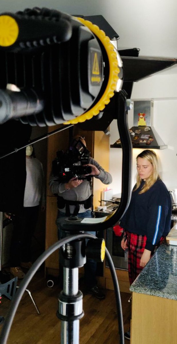 GillianHarker's tweet image. A BTS from my latest short film as writer/director &amp;amp; actor. 

If the industry is too classist, sexist and full of nepotism to cast you in anything, make your own work and smash your way in. ;) 

#workingclasscreatives 

(You won’t get rid of us that easily!)