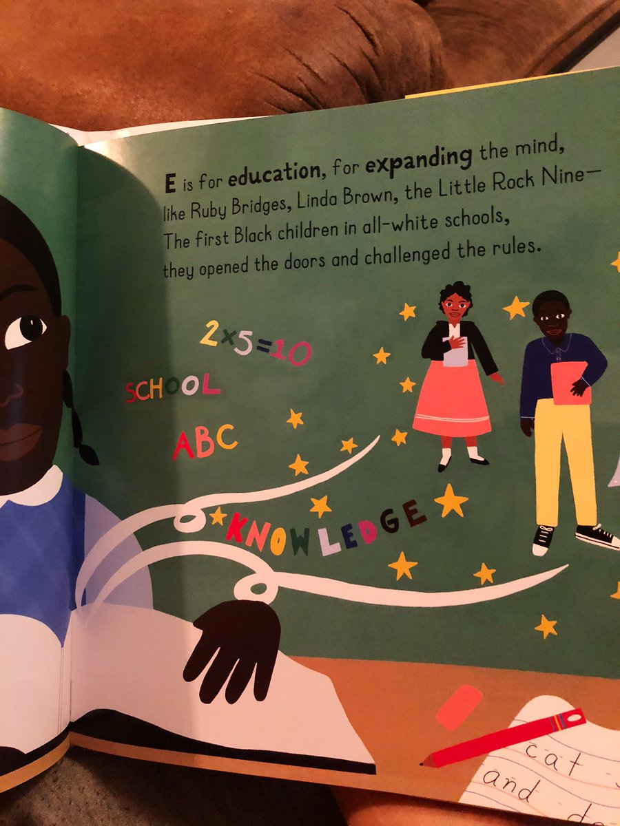 Timamusson's tweet photo. My 4 year old nephew was curious and asked me about the book he saw me reading (on Fred Hamptonβs Assassination) , so I told him a little bit about Hampton and the Black Panthers, and he seemed interested.
Decided to buy him #TheABCsOfBlackHistory for Christmas π https://t.co/nC7aOS3siG