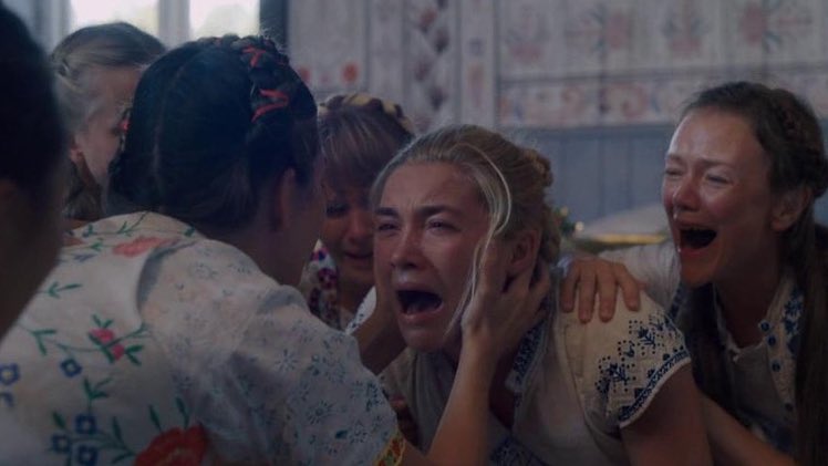 As soon as we get this vaccine, I'm inviting y'all to come do a Midsommar scream-cry on the floor at my place. I'm sick of doing it alone. ❤️