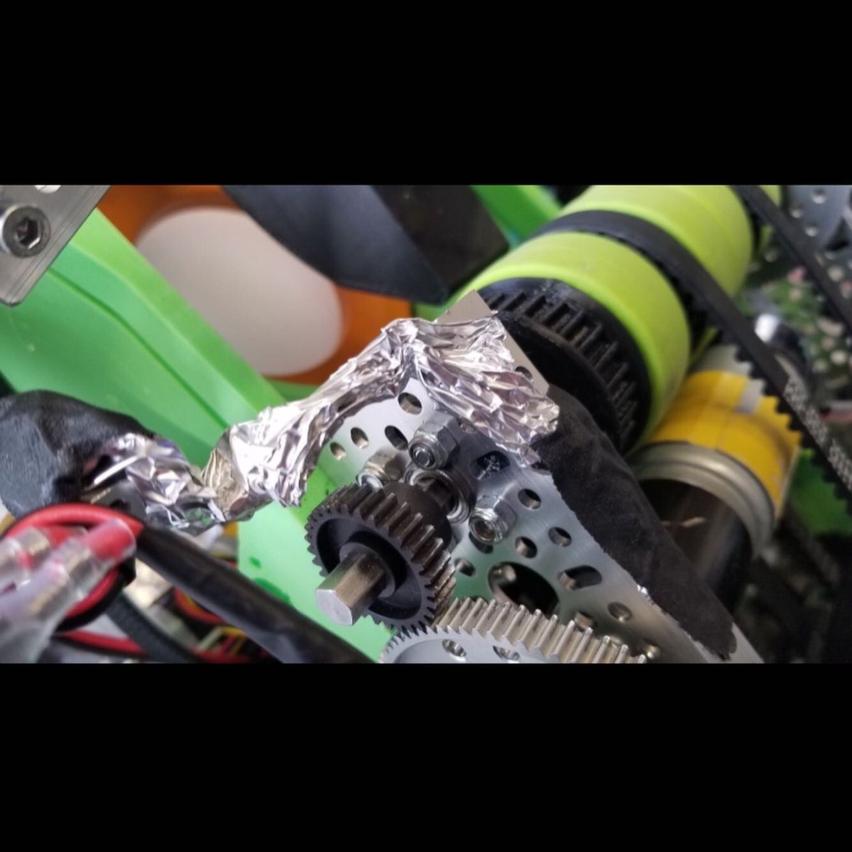 Aluminum foil is very helpful with Electrostatic Disconnect (ESD)!