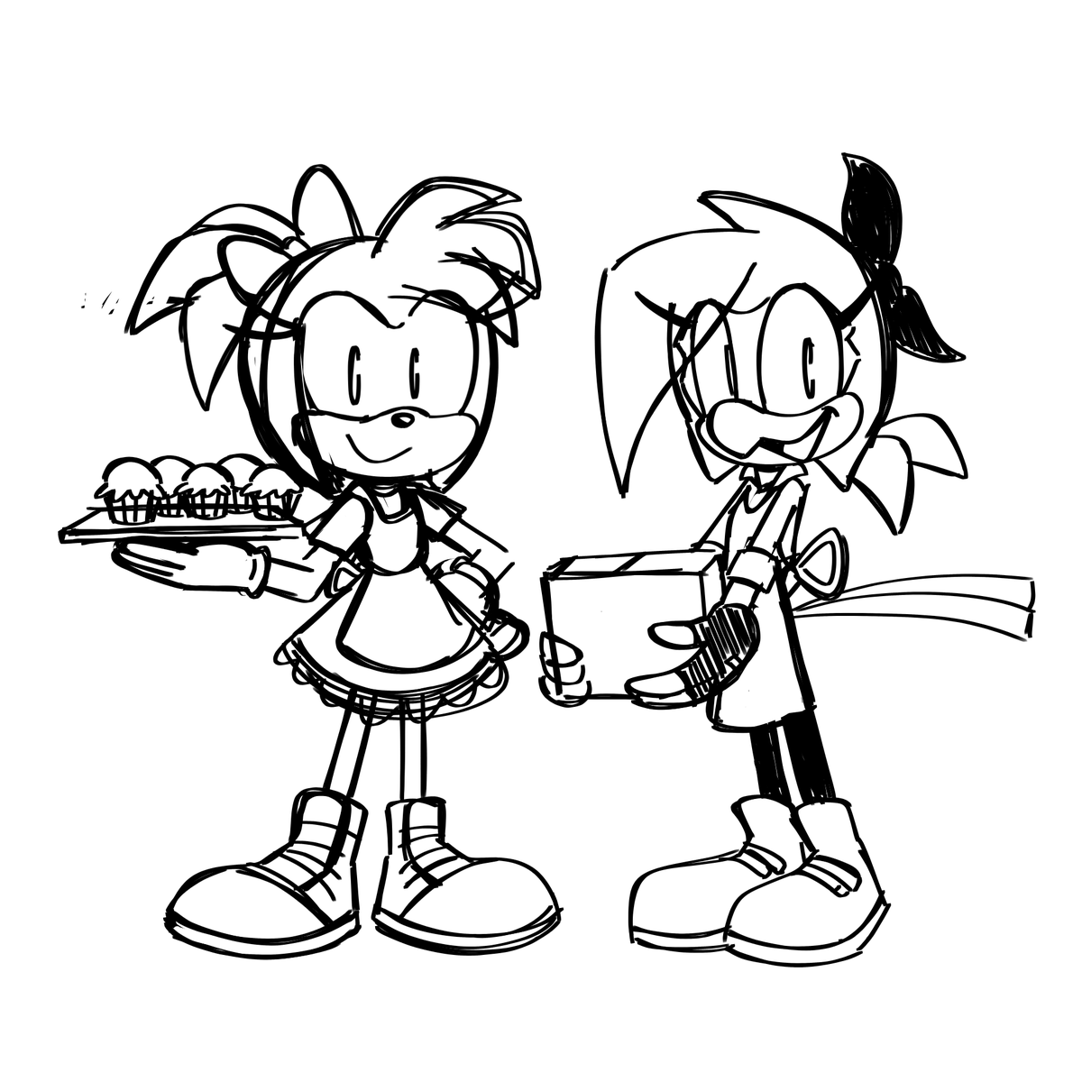 doodle from an AU perhaps (?)