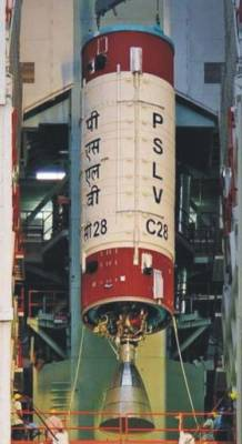 The second stage is actually pretty interesting. The Vikas is basically just the French Viking engine that's been licensed by ISRO. They use a sea level version of this engine for the GSLV mk1 and mk2 boosters, and a slightly different vacuum nozzle for the mk3 first stage.
