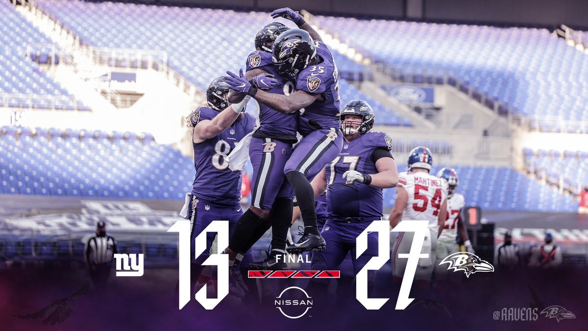 Ravens's tweet image. FOUR-STRAIGHT WINS. 😈

WE'RE 10-5‼️